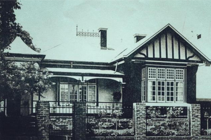 Old photo of House Hains Yeoville via Johannesburg Heritage Foundation Old photo of House Hains