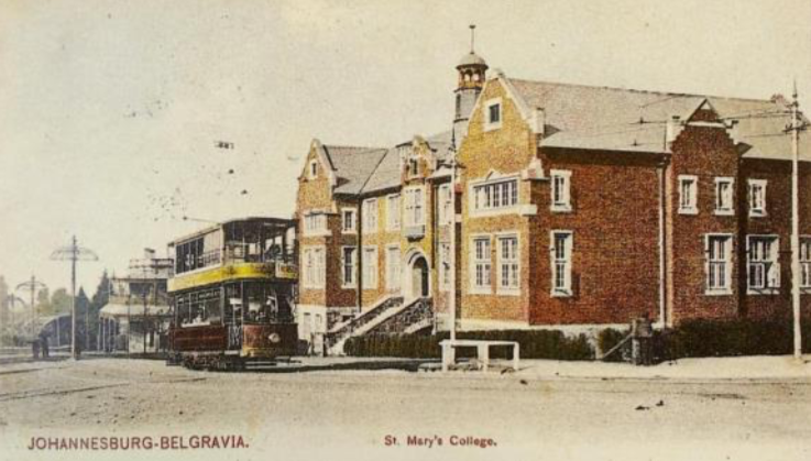 Old postcard of St Mary College Belgravia