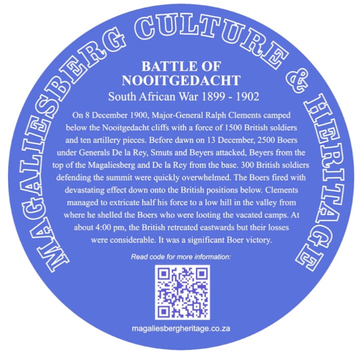 Battle of Nooitgedacht - Magaliesberg Heritage