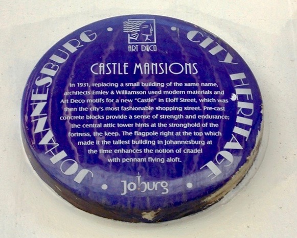 Castle Mansions Blue Plaque - Heritage Portal - 2012