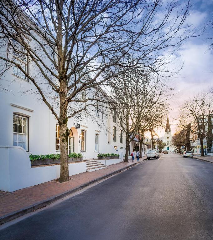 Ouderwerf Hotel Stellenbosch looking towards Church Ouderwerf Hotel Stellenbosch looking towards Church