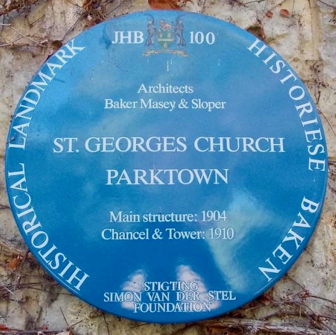 St Georges Church Parktown - Heritage Portal - 2012