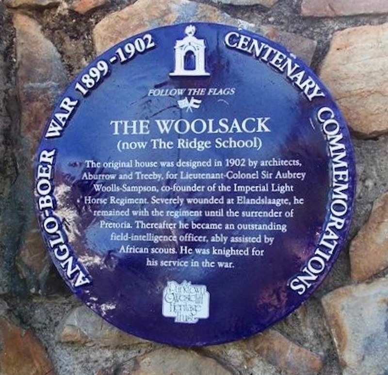 The Woolsack - Ridge School - Heritage Portal - 2013