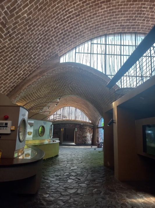 Vaulted interior of the Mapungubwe Interpretation Centre - Sourced by Lucille Davie