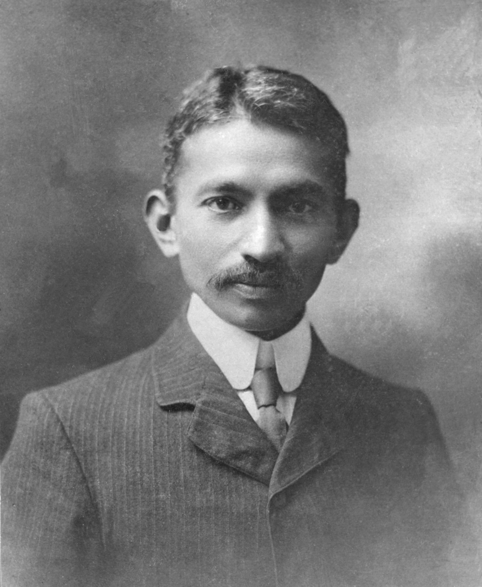 Gandhi in 1906 - Sourced by Eric Itzkin