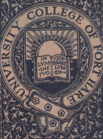 University College of Fort Hare - Sourced by SJ de Klerk
