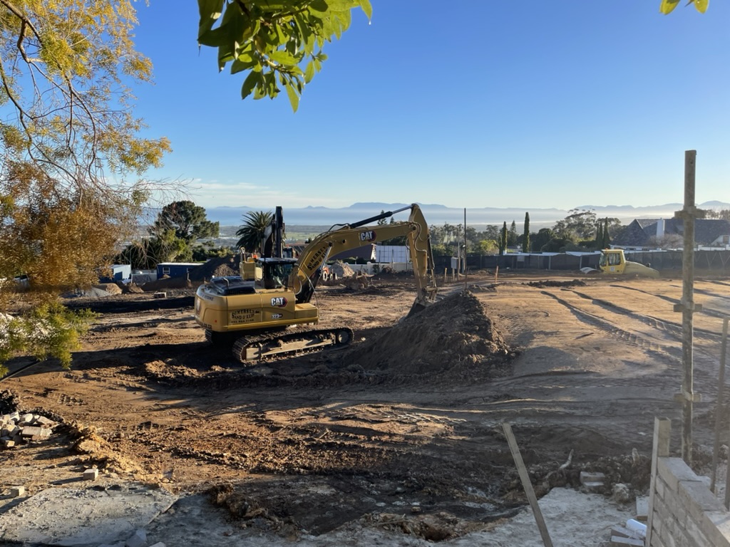 The cleared development site after demolition