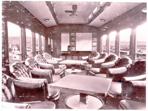 Interior of Union Limited carriage