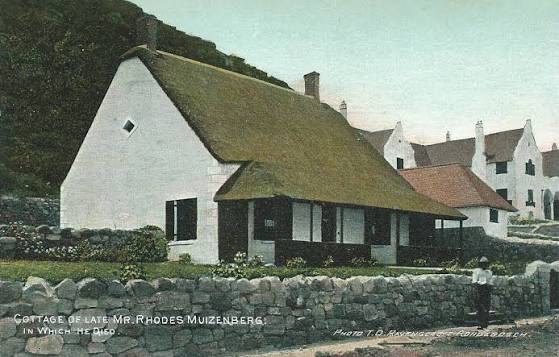 Old postcard of Rhodes Cottage