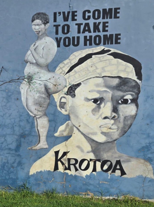 Part of the Khoi-San Public Art installation in Eldorado Park.  