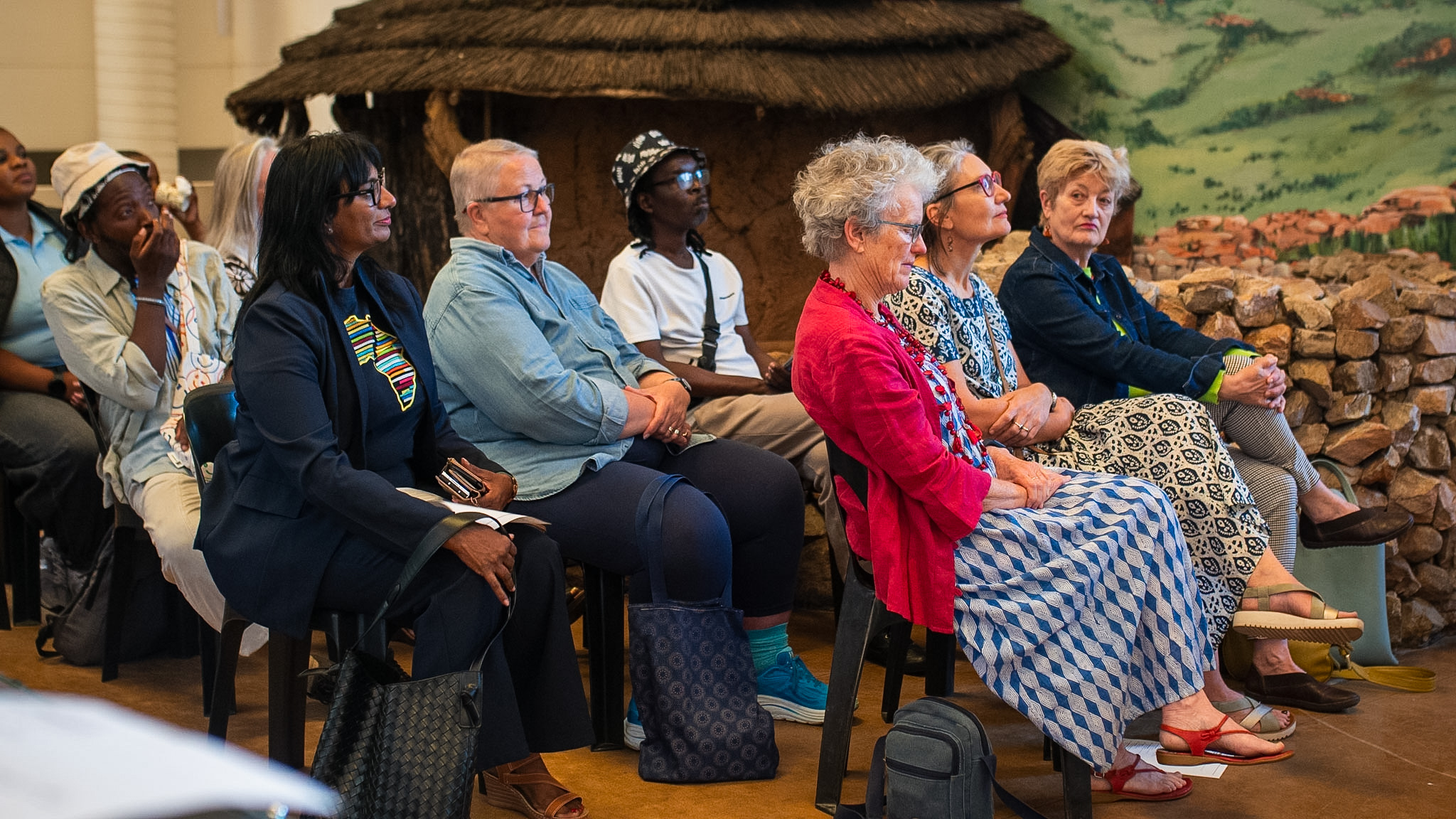 Guests in the pre-colonial gallery at Museum Africa during the Iron Memory II launch (Snaps On Seventh)