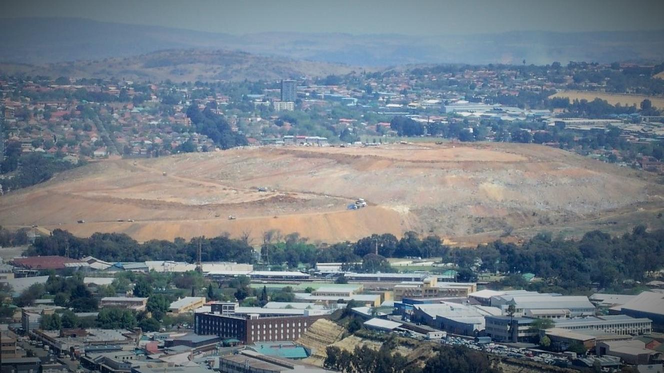 Mine dump close to Johannesburg