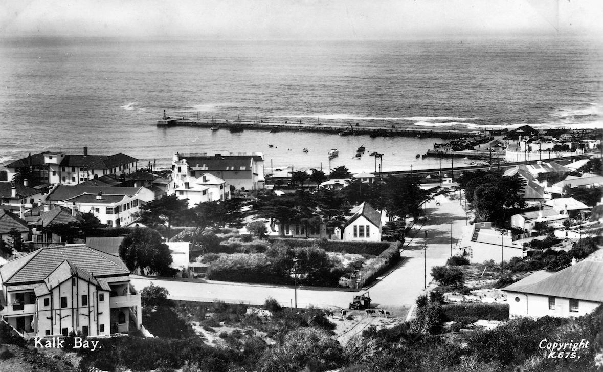 Old postcard of Kalk Bay