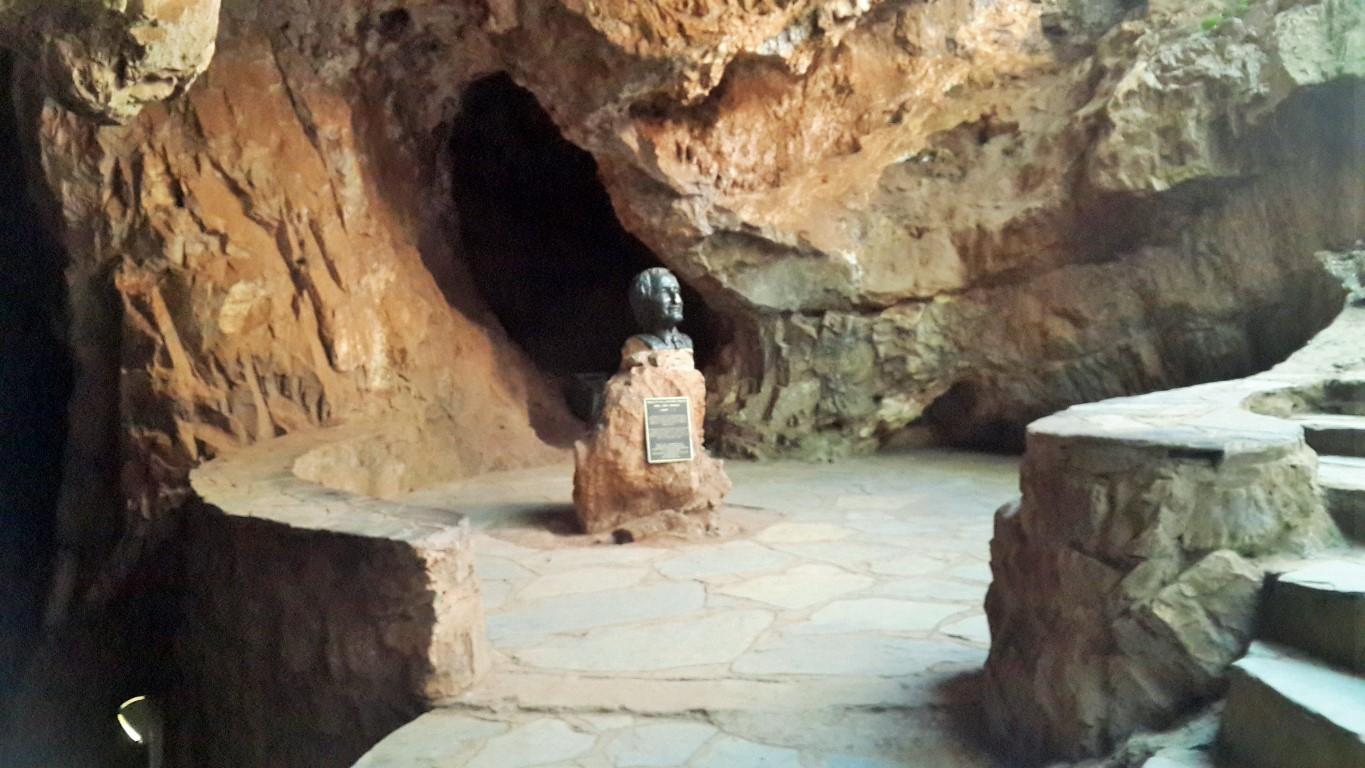 Statue of Tobias at Sterkfontein Cave - The Heritage Portal