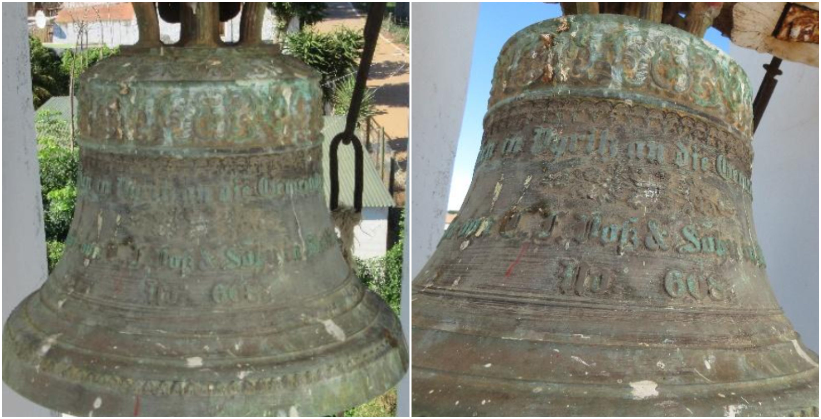 Two sides of the bell in Herbertsdale