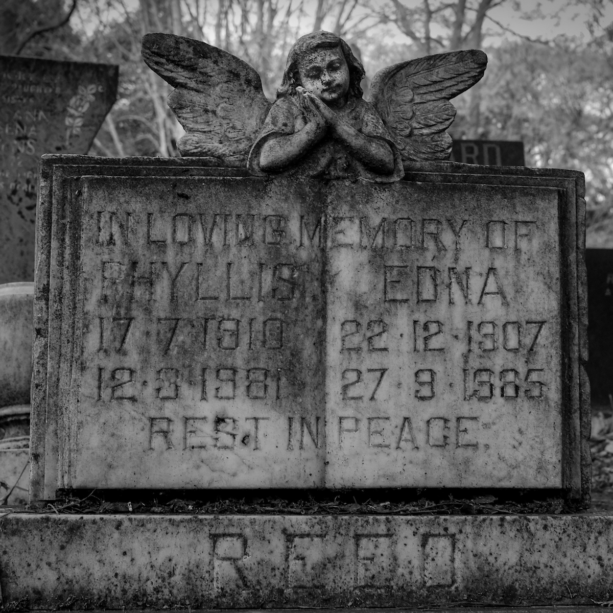 Angel at Braamfontein Cemetery - Liz Haines