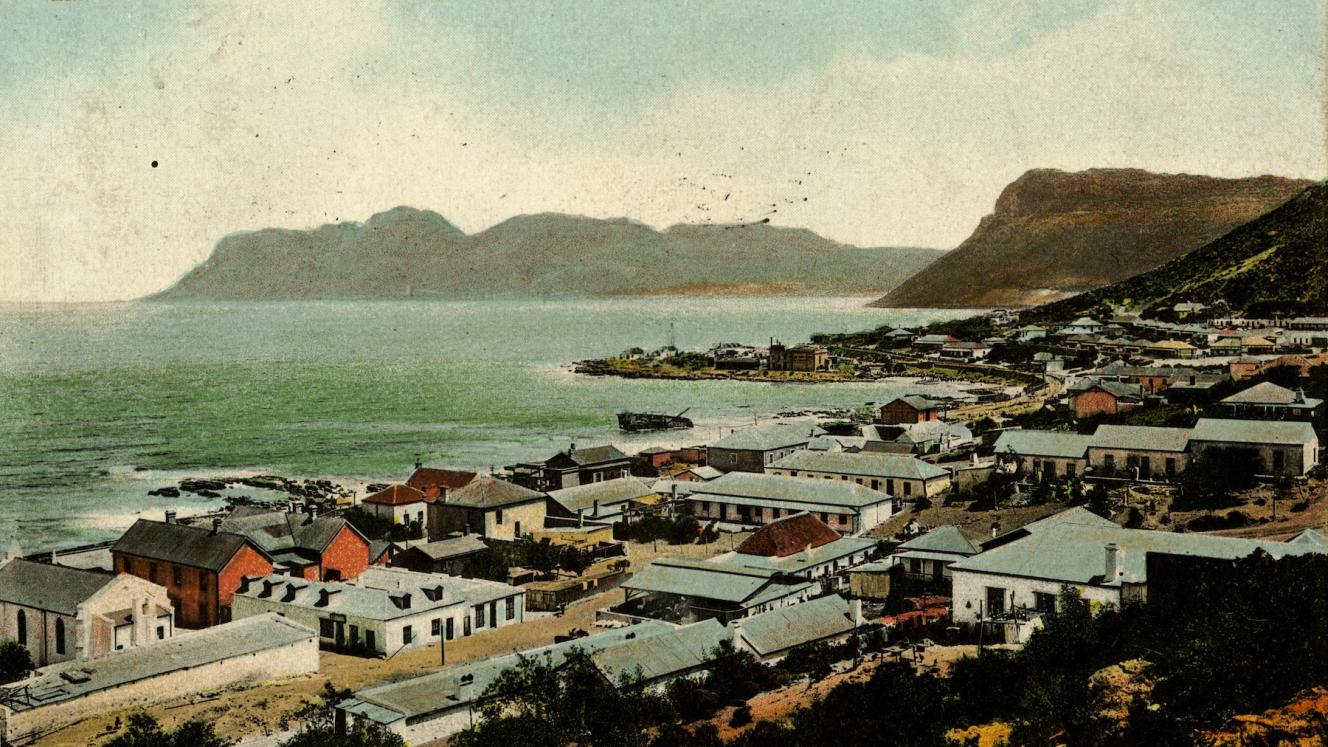 Old postcard of Kalk Bay