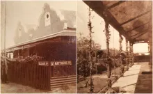 The corner house on Belgrave and St. Matthews Roads in East London