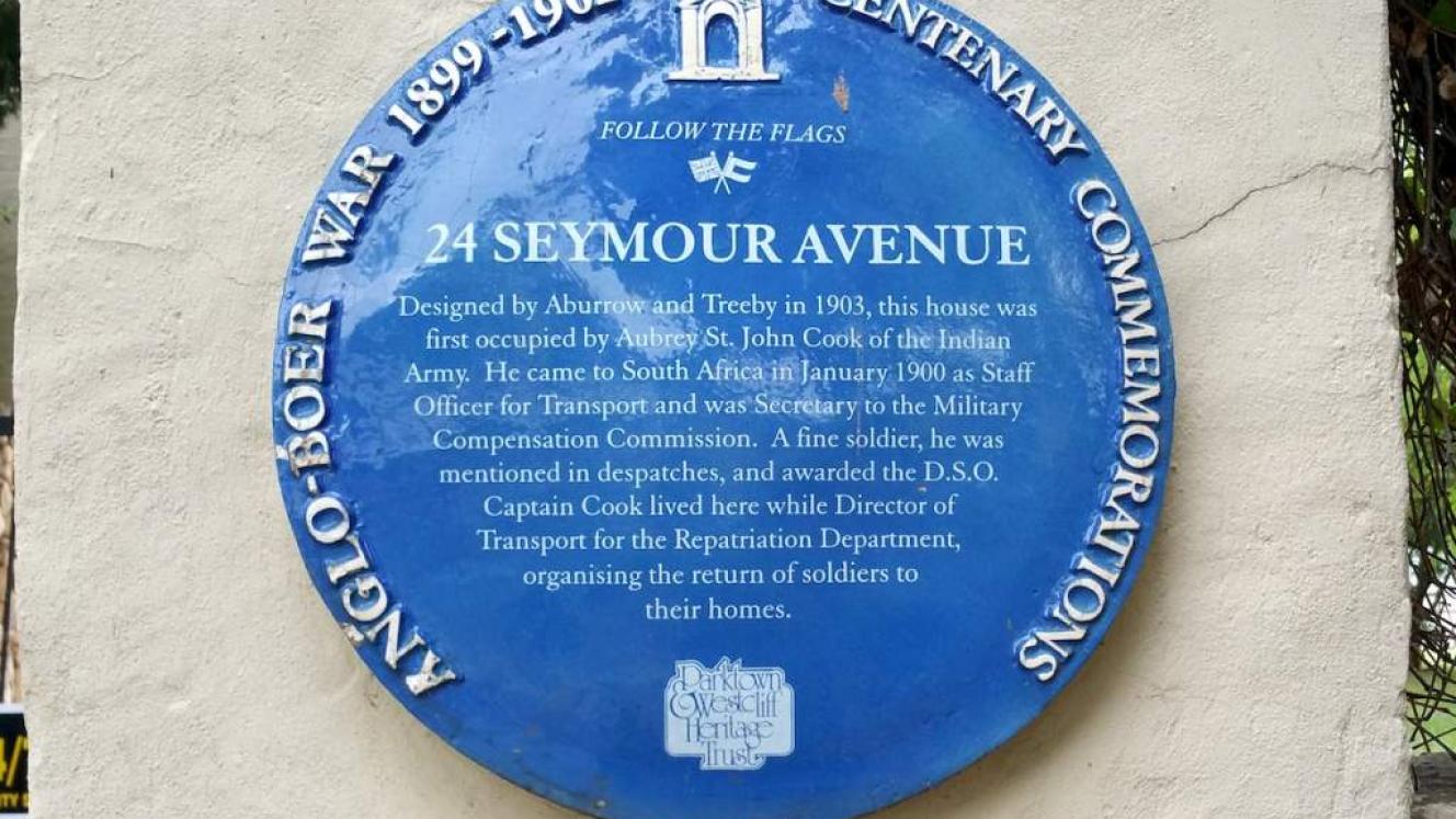 24 Seymour Avenue Blue Plaque - Heritage Portal - 2012
