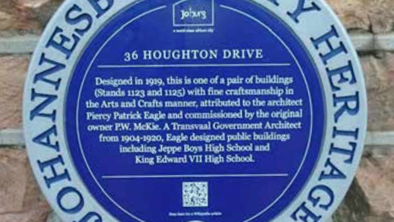36 Houghton Drive Blue Plaque - Sticky Situations - 2017