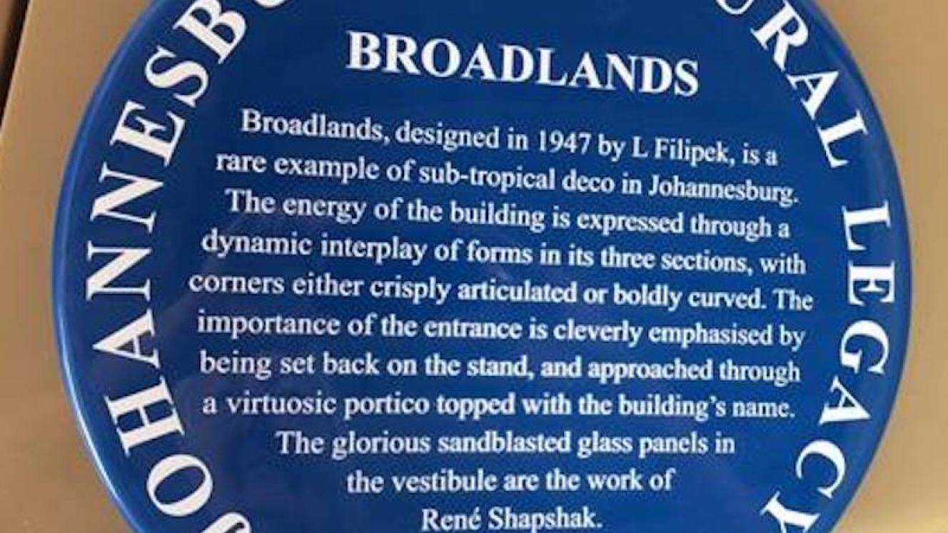 Broadlands Blue Plaque - Kathy Munro