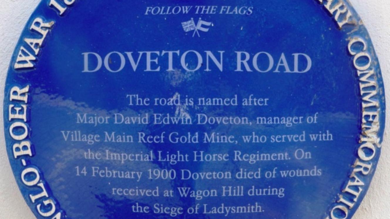 Doveton Road Blue Plaque - Kathy Munro