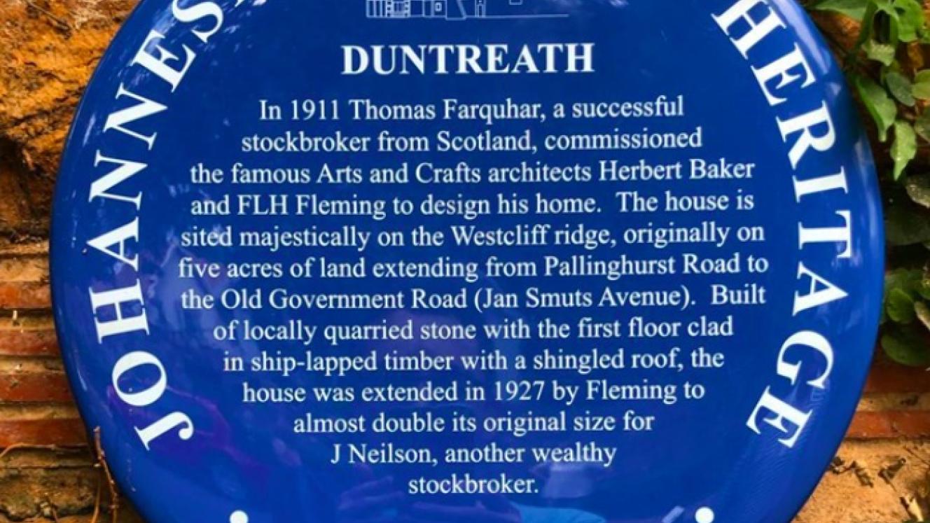 Duntreath Blue Plaque - Kathy Munro
