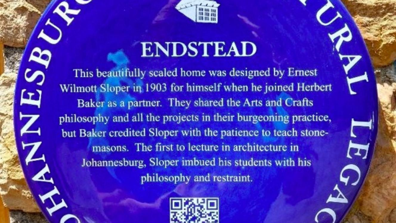 Endstead Blue Plaque - Kathy Munro