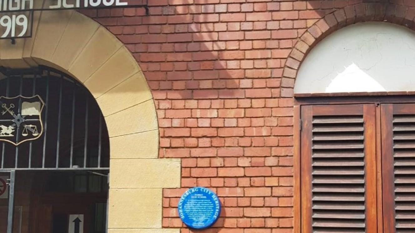 Forest High School Blue Plaque - Kathy Munro