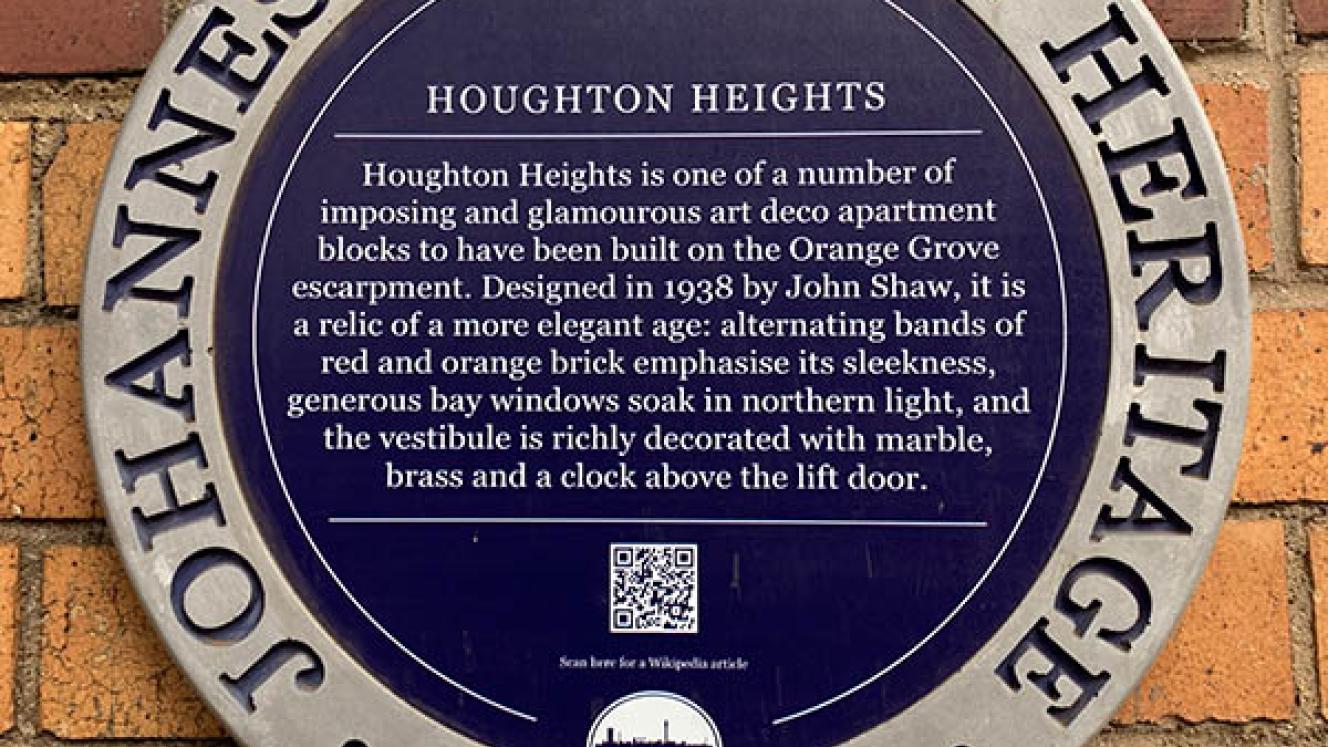 Houghton Heights Blue Plaque - William Martinson - 2020