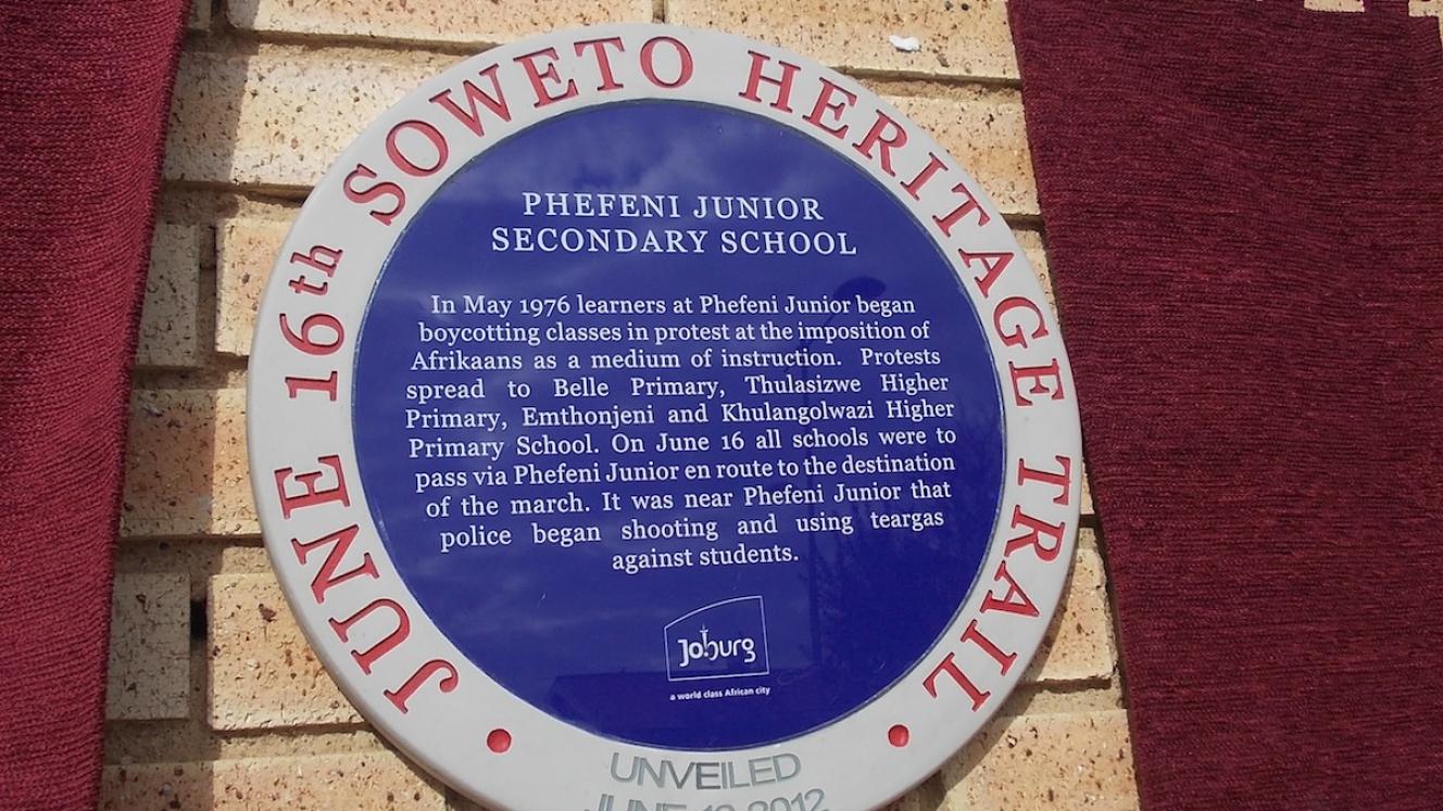 Phefeni Blue Plaque - Heritage Portal - 2012
