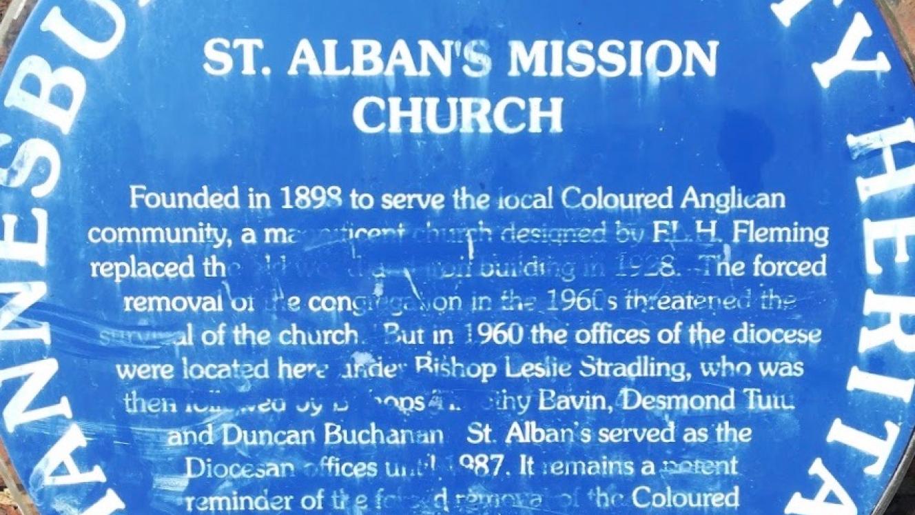 St Albans Mission Church Blue Plaque - Nikeel Gokul