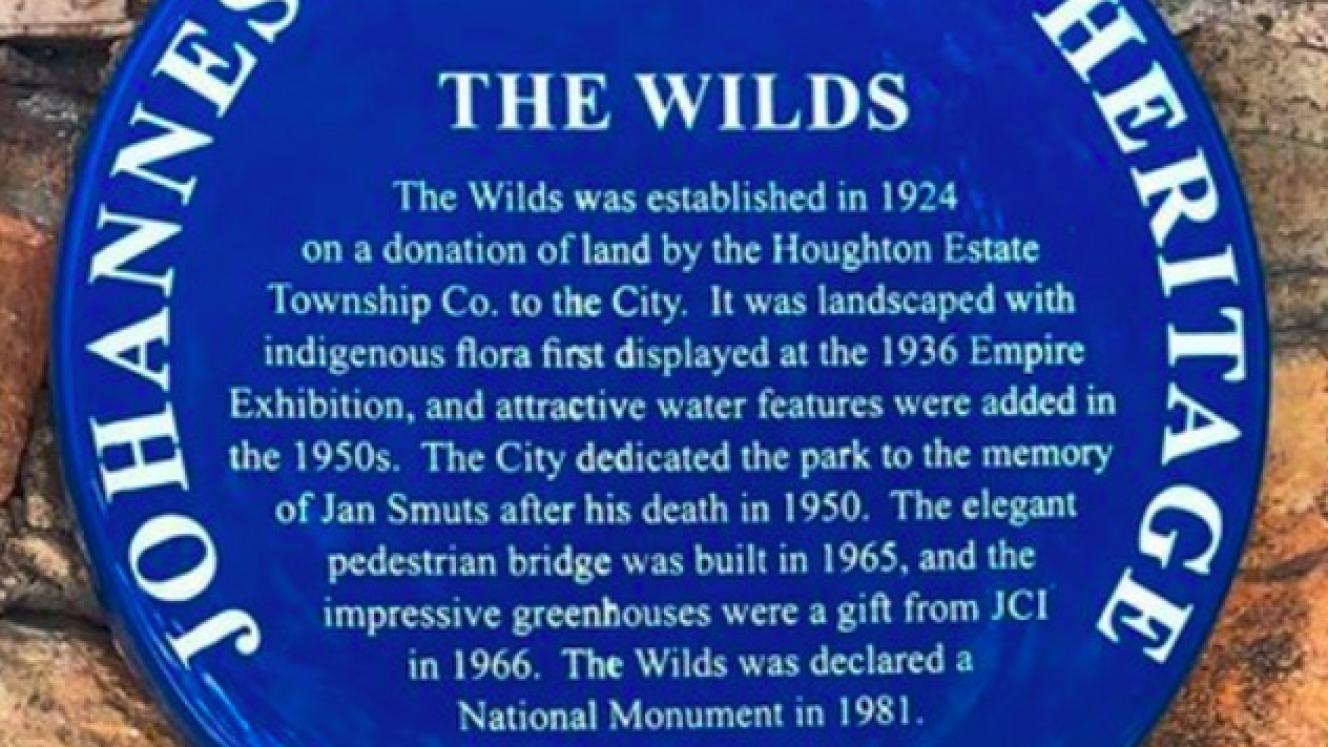 The Wilds Blue Plaque - Kathy Munro