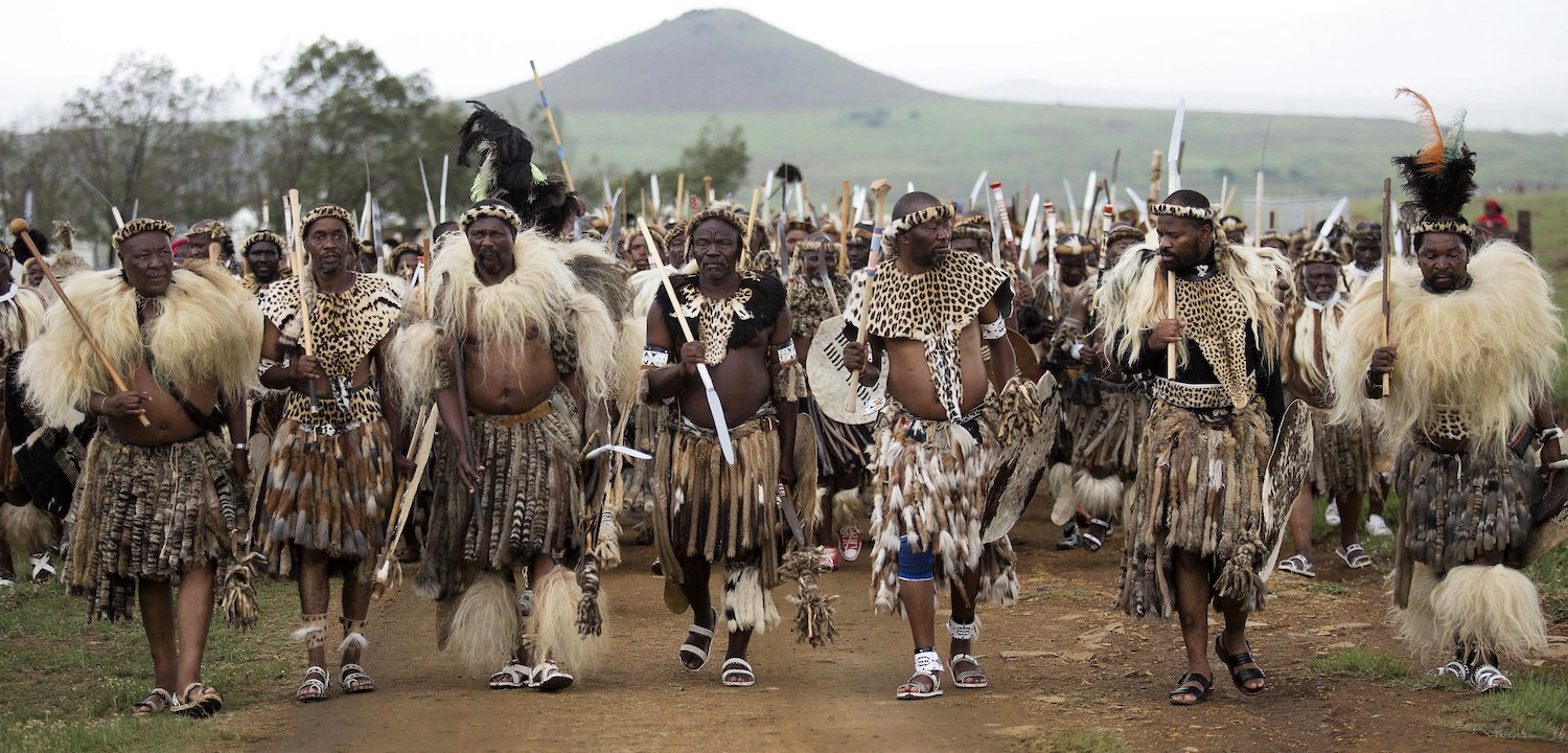 Zulu warriors at Isandlwana re-enactment - Talana Museum.jpg | The ...