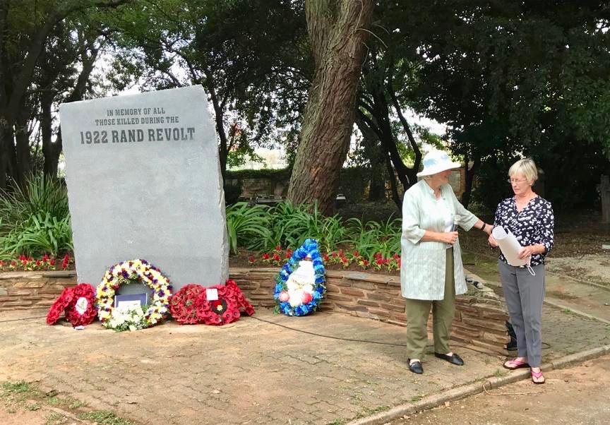 1922 Rand Revolt Memorial - Kathy Munro and Sarah Welham - 2022