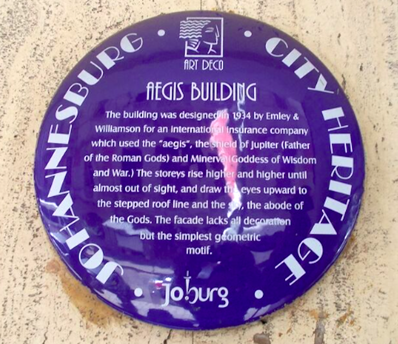 Aegis Building Blue Plaque - Heritage Portal - 2012