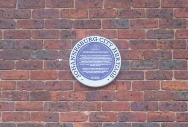 Baptist Church of Troyeville Blue Plaque - Sticky Situations - 2017