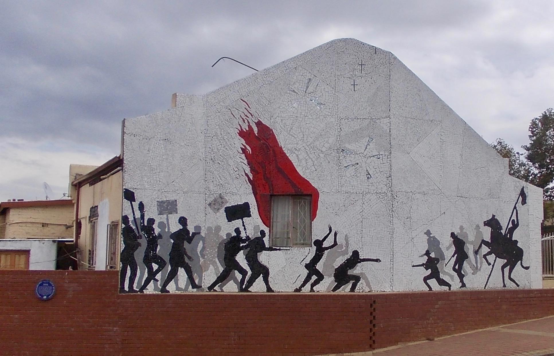 Battle of Ellis Park Mural - Heritage Portal - 2012