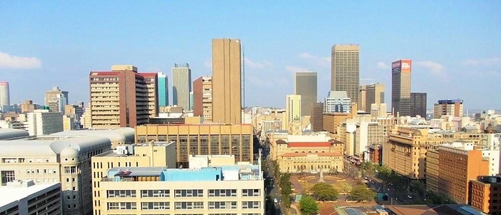 Beyers Naude Square and Skyline from the Franklin - Heritage Portal - October 2012