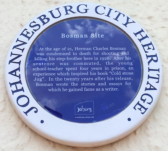 Bosman Site Blue Plaque - Heritage Portal - 2014