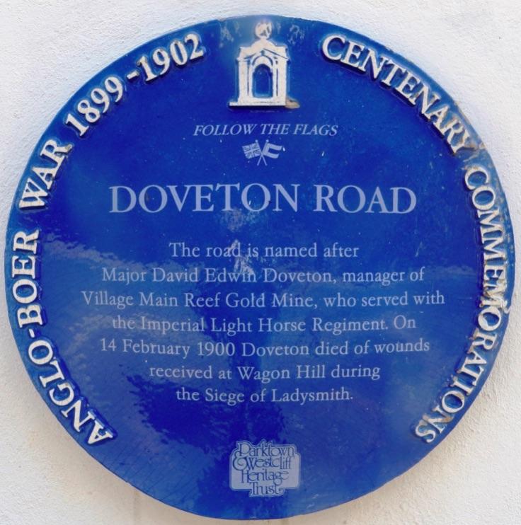 Doveton Road Blue Plaque - Kathy Munro