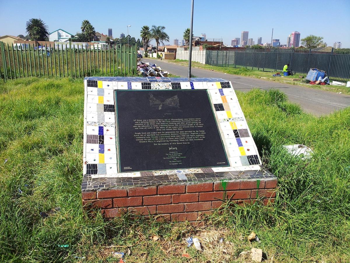 Fietas Commemorative Stone - Heritage Portal - 2014