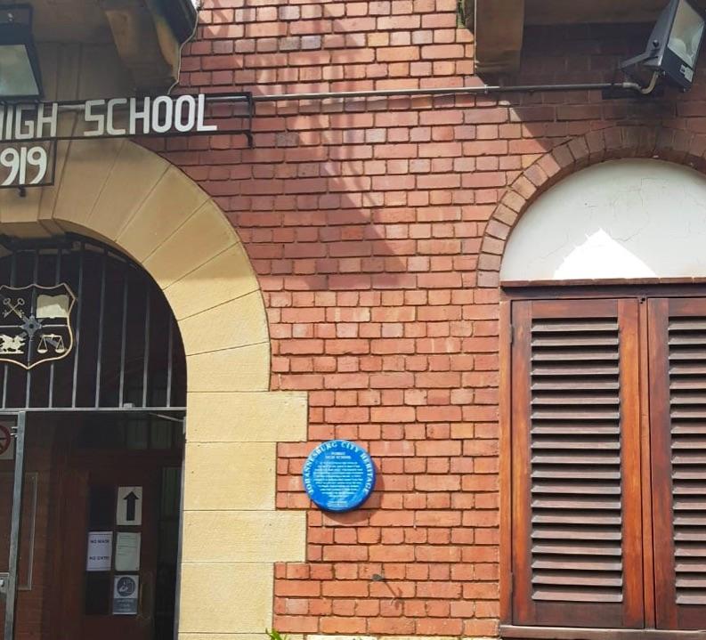 Forest High School Blue Plaque - Kathy Munro