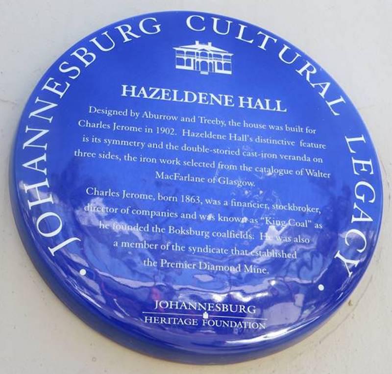 Hazeldene Hall Blue Plaque - Kathy Munro - 2021
