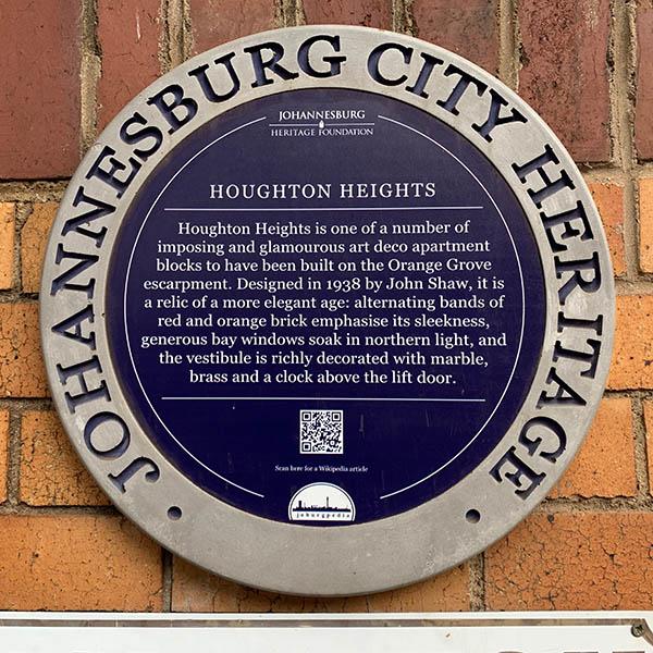 Houghton Heights Blue Plaque - William Martinson - 2020