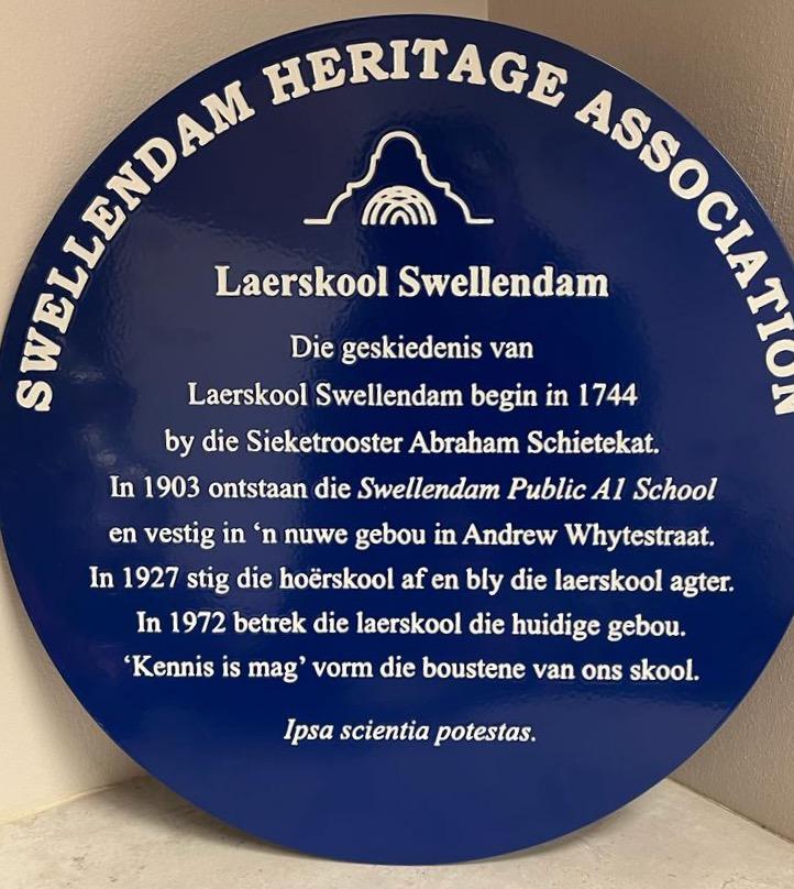 Laerskool Swellendam - Swellendam Heritage Association