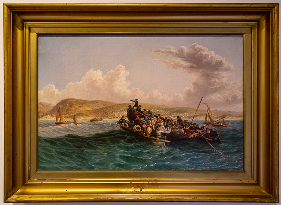 Landing of the British settlers in 1820 in Algoa Bay - Thomas Baines