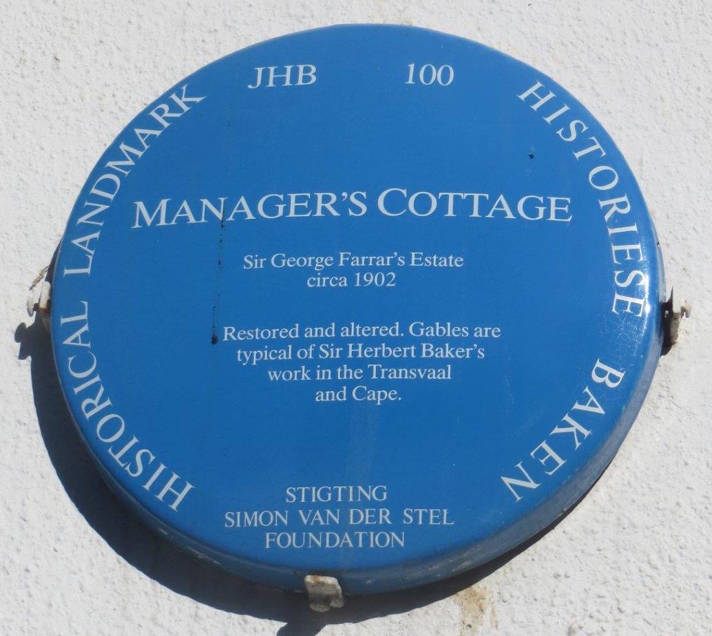 Managers Cottage Blue Plaque - Kathy Munro - 2021
