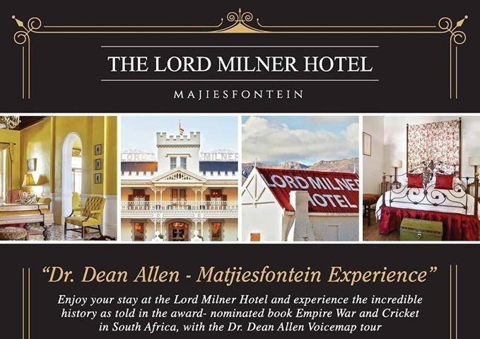 Matjiesfontein Experience with Dr Dean Allen - banner