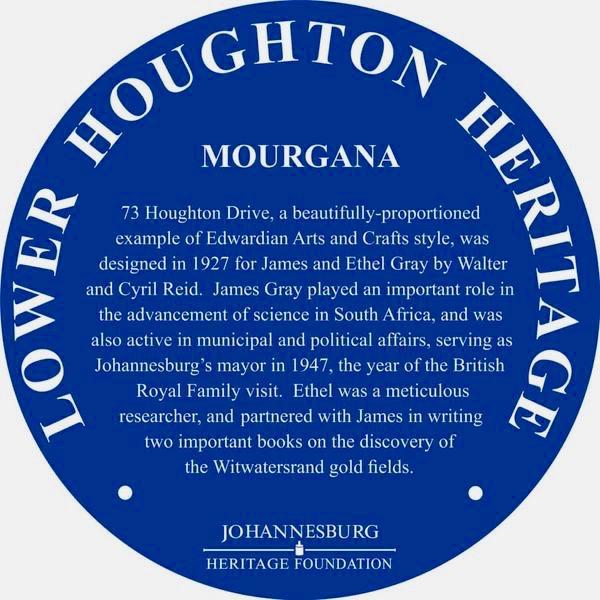 Mourgana Plaque Design via Johannesburg Heritage Foundation